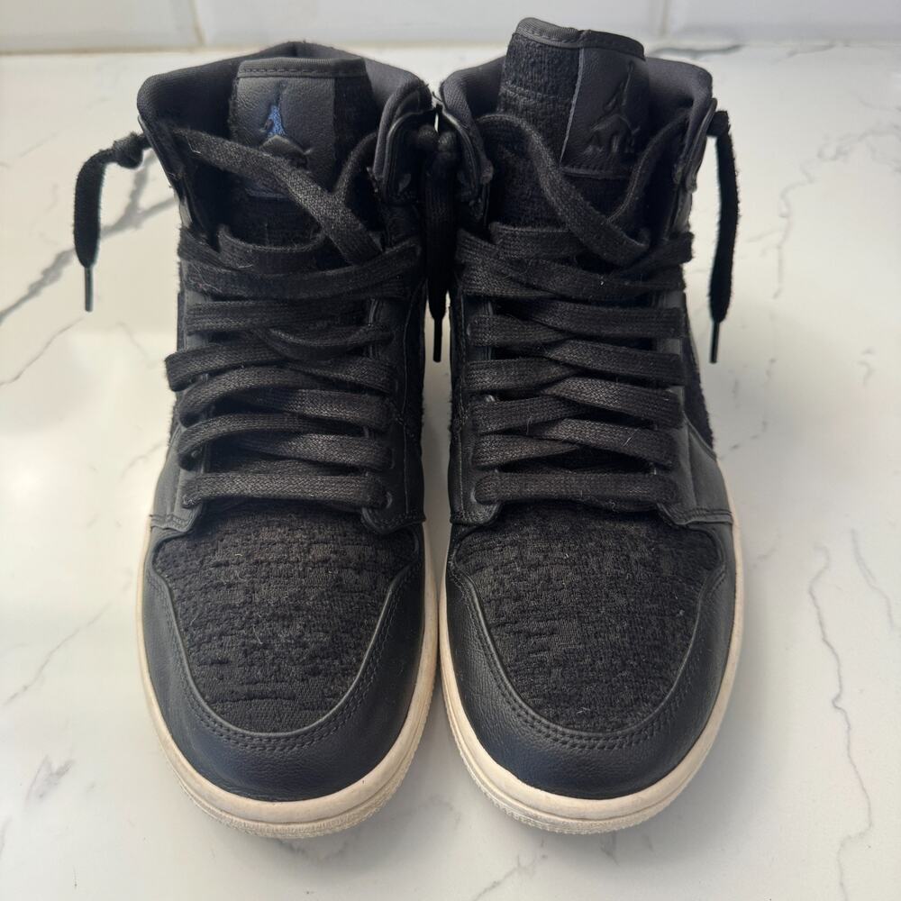 Nike Air Jordan 1 Retro High Premium Black Sail Women's 9.5 AH7389-001 No Box